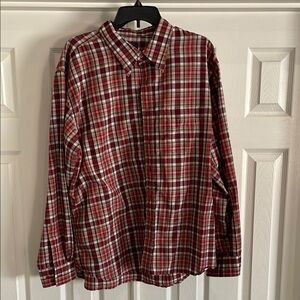 Men's Red Plaid Shirt